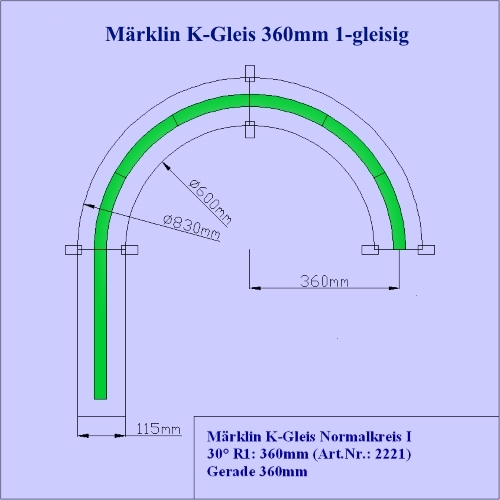 Gleiswendel 2 Ebenen Spur H0 für Märklin C-Gleis R1 und R2 zweigleisig C-Gleise
