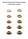 H0 Roco Line Gleise R2/R3 2-gleisig 358/419,6mm - Gewindestangen -