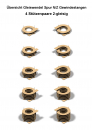 Fleischmann Spur N Gleise R1/R2 2-gleisig 194,6/228,2mm - Gewindestangen -